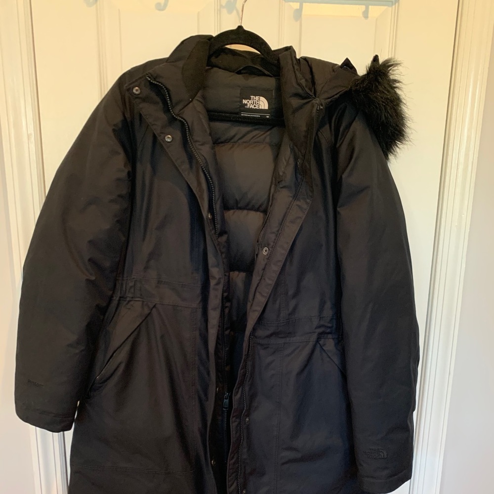 The North Face Women's Arctic Parka Coat Black XL